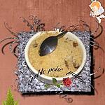 recette crumble poire praline