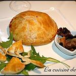 recette Tourte à la noix de Saint-Jacques et champignons des bois