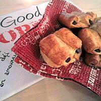 recette Mini pains au chocolat