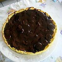 recette TARTE BANANE CHOCOLAT