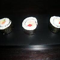 recette MAKI saumon, thon, avocat et crevette