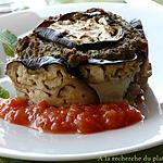 recette Charlotte d'agneau aux aubergines