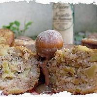 recette Financiers noisette Pomme Rhubarbe façon Muffins