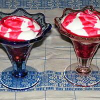 recette Mousse de fromage blanc aux groseilles