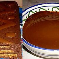 recette Terrine chocolat et speculoos et sa sauce de carambar