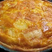 recette quiche a la saucisse de morteau et au Maroillles