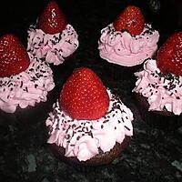 recette cupcake fraise