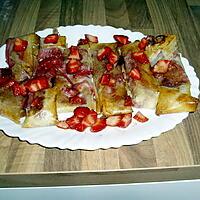 recette croustillants de fraises