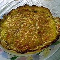 recette TARTE POIREAU SAUMON