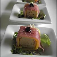 recette Sashimi de Foie Gras à la Mangue