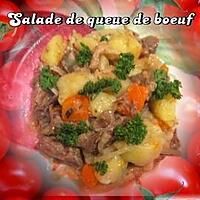 recette Salade de queue de boeuf.