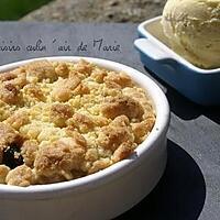 recette CRUMBLE POMME RAISIN