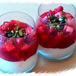 recette Verrines de Crème au Mascarpone et Tartare de Fraises