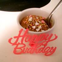 recette Mousse nutella coco, anniversaire.