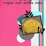 recette beghrir ou crepes aux milles trou