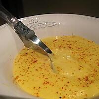 recette soupe de topinambours , curry et miel