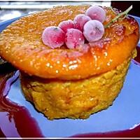 recette Flan de potiron et son coulis de fruits rouges