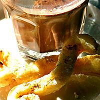 recette Churros et chocolat chaud (Chocolate con churros)