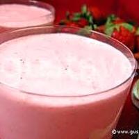 recette crème au fraise