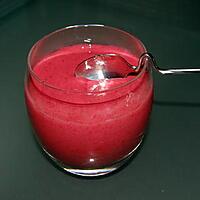 recette Mon smoothie du matin: Yaourt-Framboises- Vanille