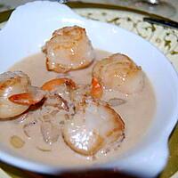 recette Coquille Saint Jacques au champagne