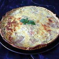 recette Quiche moutarde/tomates/thon