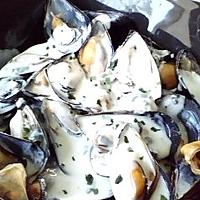 recette Moules au roquefort