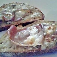 recette Bruschetta au jambon cru mascarpone et gorgonzola