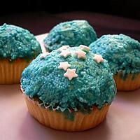 recette Blue lemon cupcakes