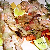 recette Crevettes au romarin frais