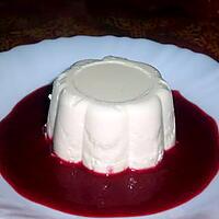 recette Panna cotta et son coulis de framboises