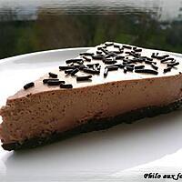 recette Gâteau au fromage & au chocolat sans cuisson