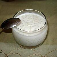 recette Soupe de Perles du Japon au lait de coco ...