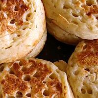 recette Les crumpets 'crepes anglaise'