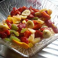 recette Salade de fruits de saison.