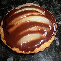 recette tarte choco poire