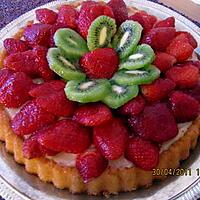 recette TARTE AUX FRAISES EXPRESSE