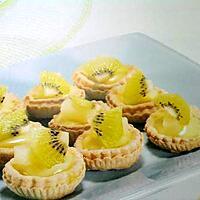 recette Tartelettes tatin annanas - kiwi à la créme de coco