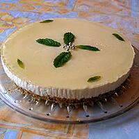 recette Cheese cake à la menthe