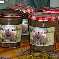 recette confiture de châtaignes