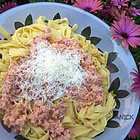 recette Tagliatelles carbonara pour les enfants