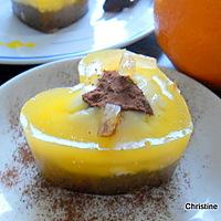 recette Brownie-cheesecake à l'orange