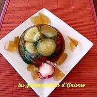 recette Aspic de légumes grillés