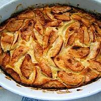 recette Far aux  pommes et fève tonka