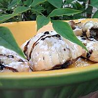 recette Raviolis de banane et chocolat