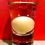recette Cuisine moléculaire: Sphère de crème à la liqueur de caramel, vodka