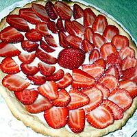 recette Tarte aux fraises saveur amande