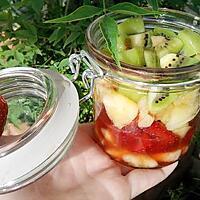 recette Verrine au 4 fruits de saison