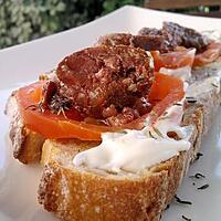 recette Bruschetta au figatelli