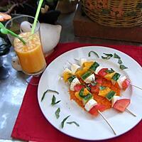 recette BROCHETTES "JOLI MOIS DE MAI"